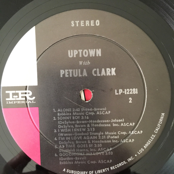 Album herunterladen Petula Clark - Uptown With Petula Clark