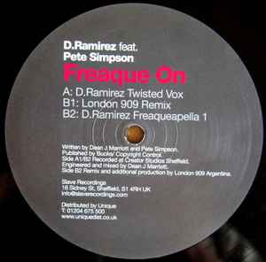 D. Ramirez - Freaque On album cover