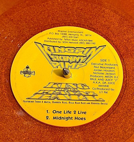 Kingpin Skinny Pimp – One Life 2 Live (Clear Orange, Vinyl) - Discogs