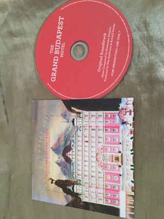Alexandre Desplat - Grand Budapest Hotel (2014) Score Promo FYC CD