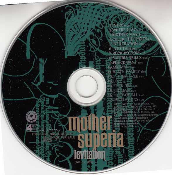 Mother Superia – Levitation (1996, CD) - Discogs