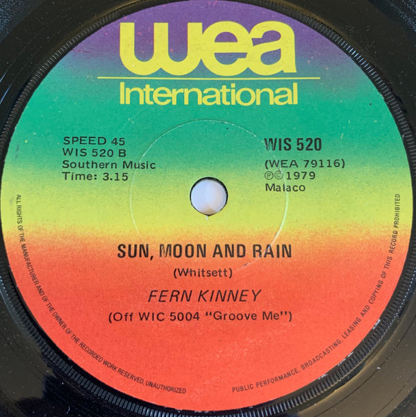 baixar álbum Fern Kinney - Groove Me Sun Moon And Rain