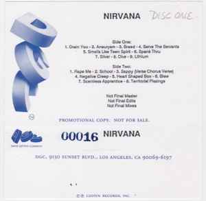 Nirvana-Nirvana copertina album