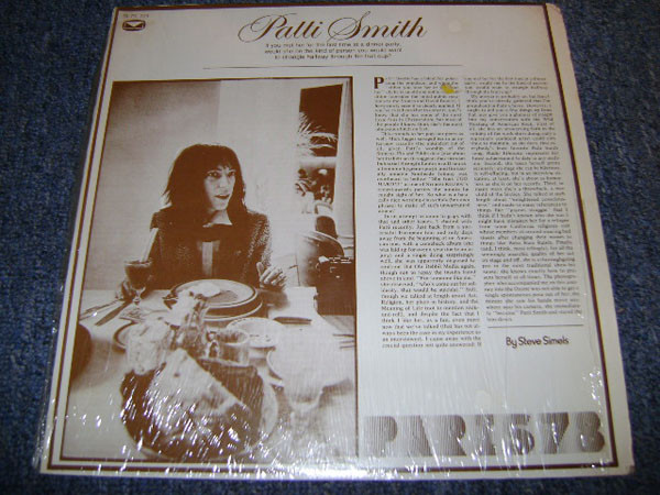 Patti Smith – Paris 78 (Vinyl) - Discogs
