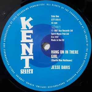 Jesse Davis - Hang On In There Girl