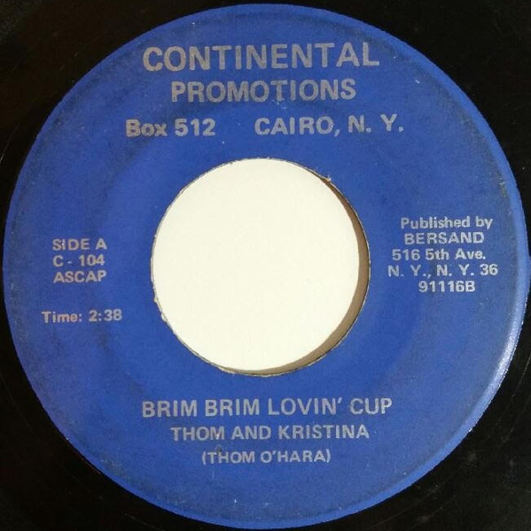 last ned album Thom & Kristina - Black Gold Brim Brim Lovin Cup