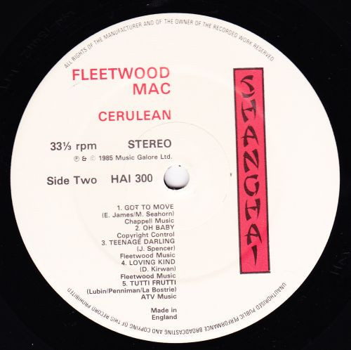 télécharger l'album Fleetwood Mac - Cerulean