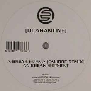 Break - Enigma (Calibre Remix) / Shipment album cover