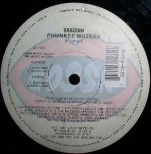 Shazzam - Phunkee Muzeek album cover