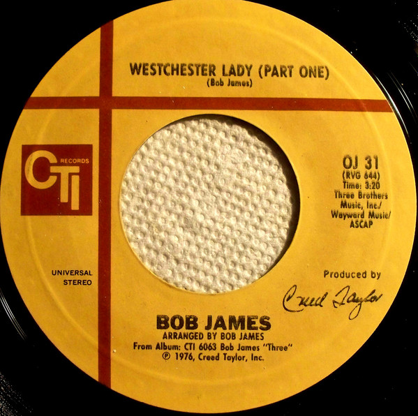 Bob James – Westchester Lady (1976, Vinyl) - Discogs