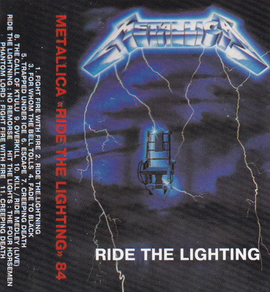 Metallica – Ride The Lightning (Cassette) - Discogs