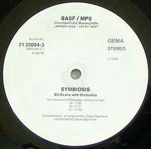 Bill Evans – Symbiosis (1974, Vinyl) - Discogs