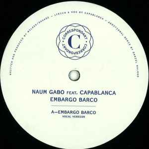 Naum Gabo - Embargo Barco album cover