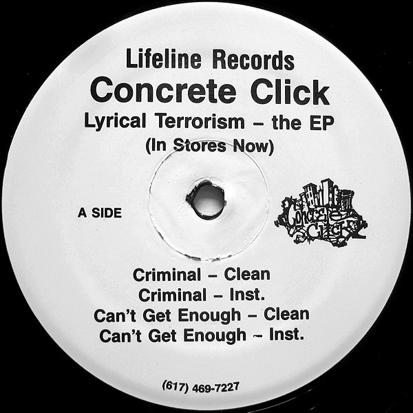 Concrete Click – Lyrical Terrorism - The EP (1995, Vinyl) - Discogs