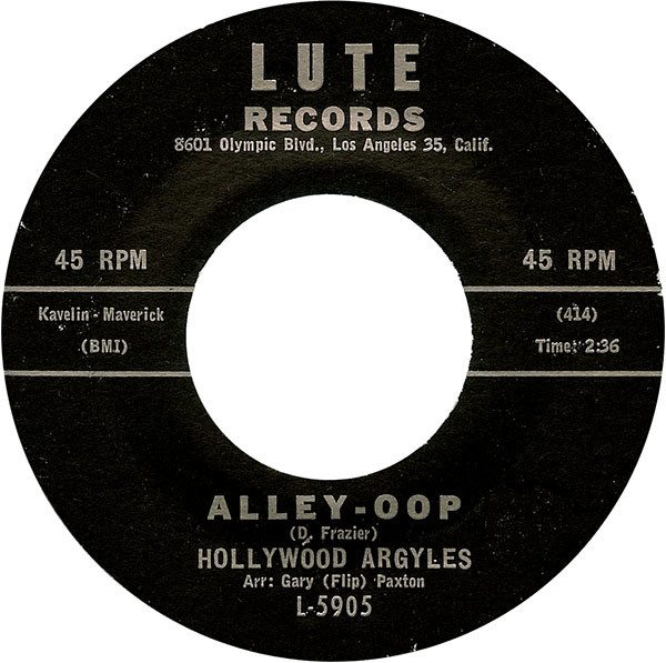Hollywood Argyles – Alley-Oop (1960, Bridgeport plant, Vinyl) - Discogs