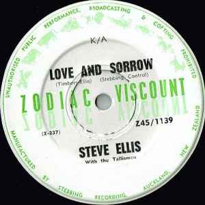 Steve Ellis (9) - Love And Sorrow album cover