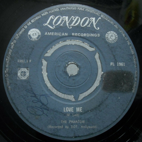 The Phantom – Love Me (Red, Vinyl) - Discogs