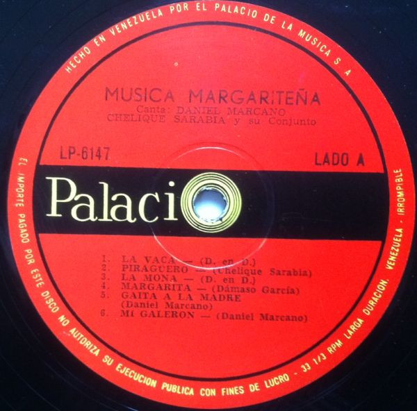 descargar álbum Chelique Sarabia Y Su Conjunto, Daniel Marcano - Musica Margariteña