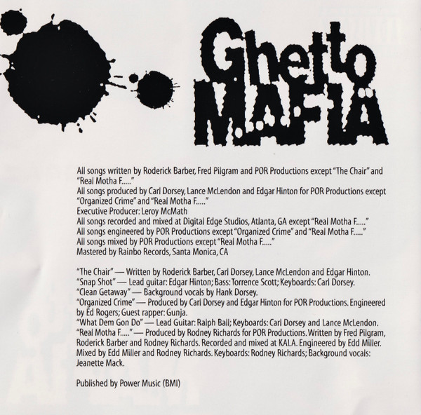 lataa albumi Ghetto Mafia - Full Blooded Niggaz