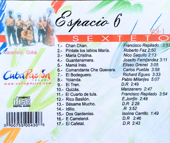 ladda ner album Espacio 6 - Sexteto Vol 1 Por Toda Cuba Caminando