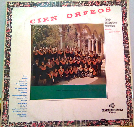 Album herunterladen Orfeón Universitario Valenciano - Cien Orfeos
