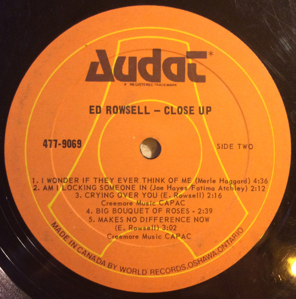 baixar álbum Ed Rowsell - Close Up