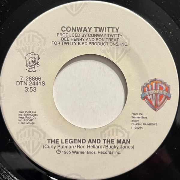 Conway Twitty – The Legend And The Man / (I Can't Believe) She Gives It All  To Me (1985, Vinyl) - Discogs