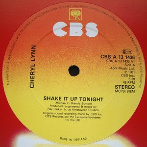 Cheryl Lynn – Shake It Up Tonight (1981, Vinyl) - Discogs