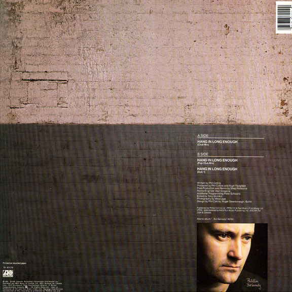 Phil Collins - Hang In Long Enuff | Releases | Discogs