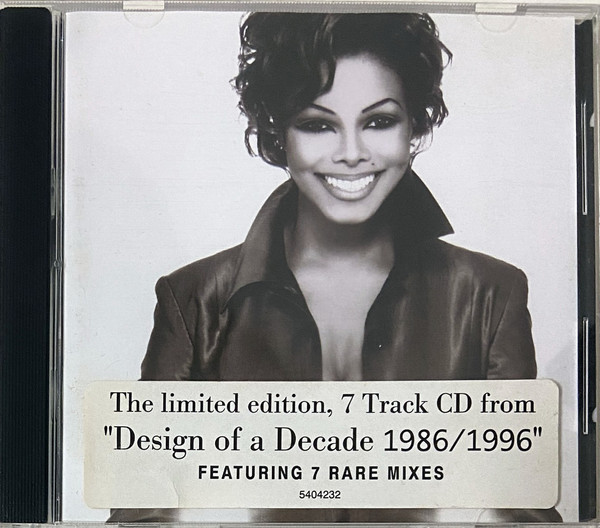 Janet Jackson – Limited Edition CD From Design Of A Decade 1986 