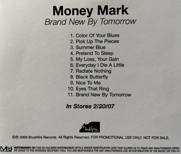 Money Mark – Brand New By Tomorrow (2007