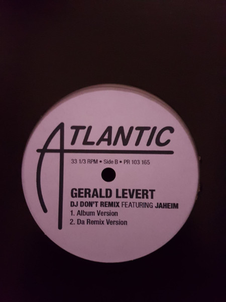 Gerald Levert – Dj Don't (Vinyl) - Discogs
