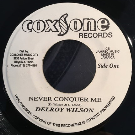 Delroy Wilson – Never Conquer Me (Vinyl) - Discogs