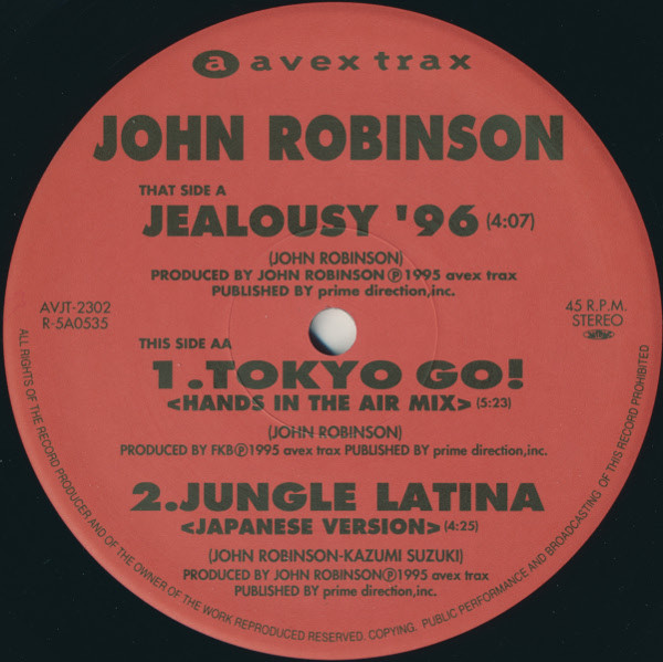 ジョン・ロビンソン「JEALOUSY'96」8cm シングル 未開封 | www.nov-ita.fr