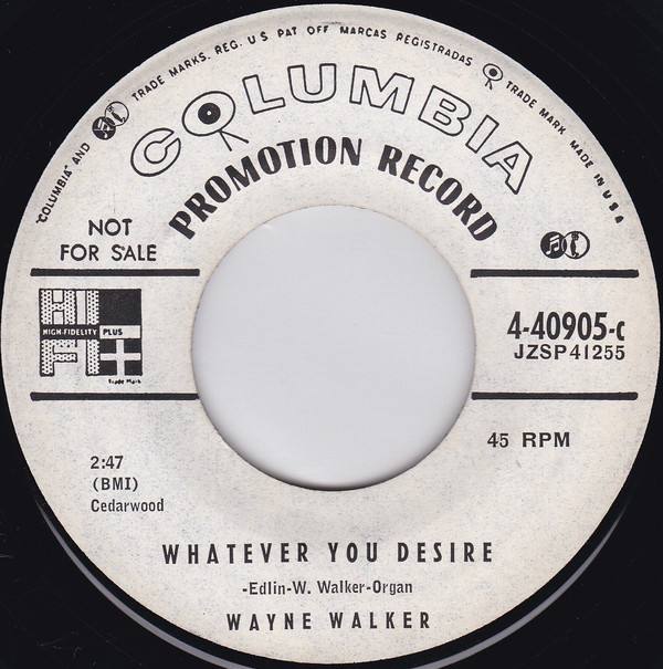 télécharger l'album Wayne Walker - A Teenage Love Affair Can Cause The Blues
