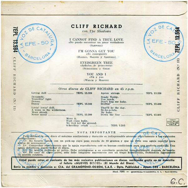 ladda ner album Cliff Richard - I Cannot Find A True Love