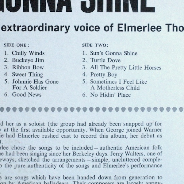 baixar álbum Elmerlee Thomas - Suns Gonna Shine