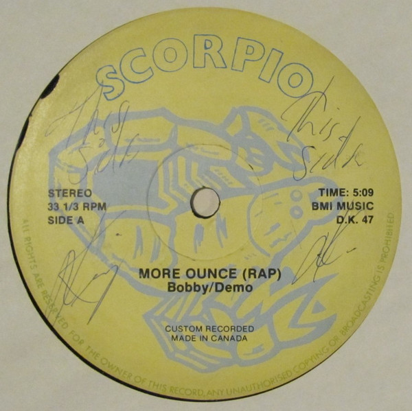 Bobby/Demo - More Ounce (Rap) | Releases | Discogs