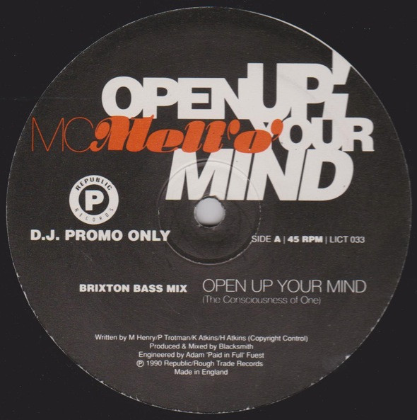 télécharger l'album MC Mell'O' - Open Up Your Mind The Consciousness Of One
