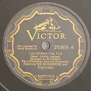 Paul Whiteman And His Orchestra Featuring Bix Beiderbecke, Frank 