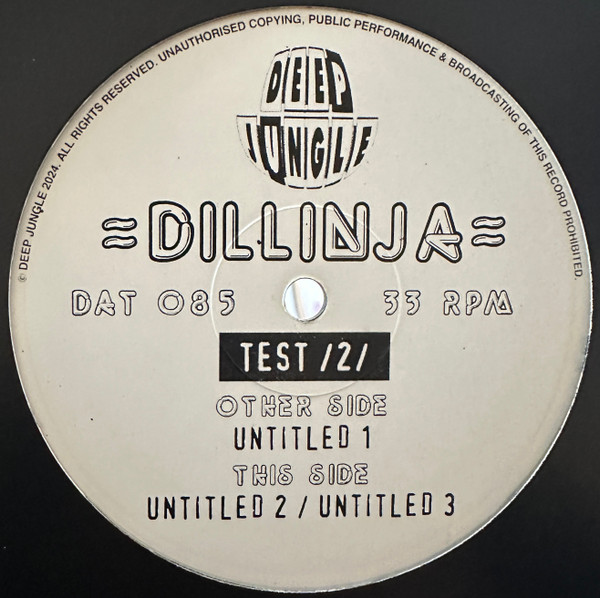 Dillinger – Test /2/ (1993, Stamped, Vinyl) - Discogs