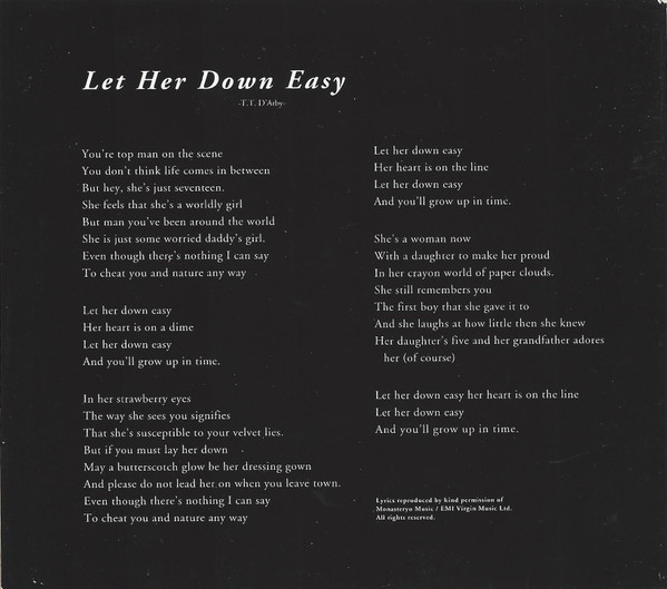 Album herunterladen Terence Trent D'Arby - Terence Trent DArbys Let Her Down Easy