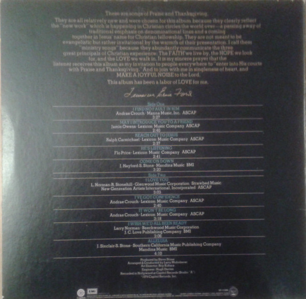 baixar álbum Tennessee Ernie Ford - Make A Joyful Noise
