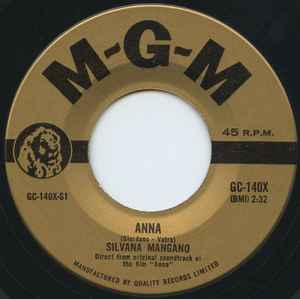 Silvana Mangano - Anna album cover