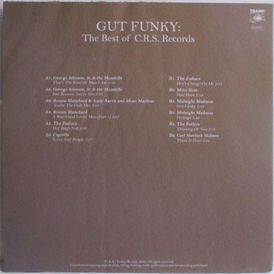 ladda ner album Various - Gut Funky The Best Of CRS Records