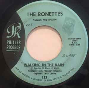 The Ronettes - Walking In The Rain / Paradise album cover