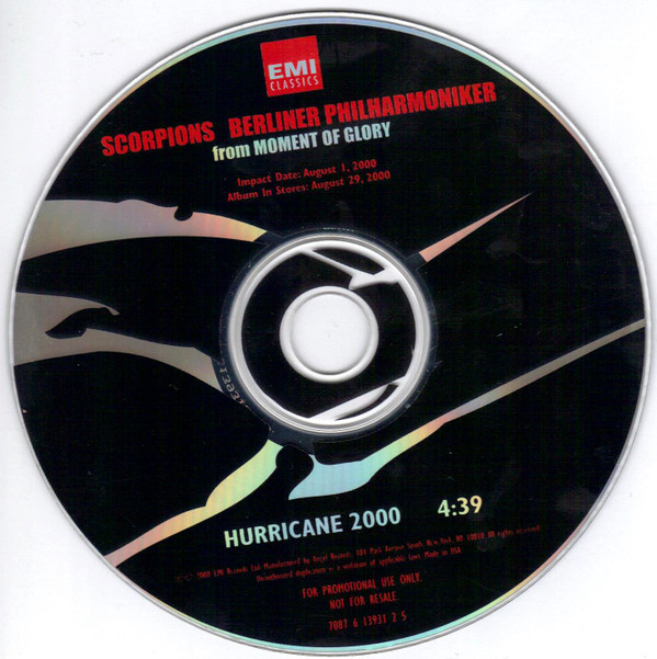 baixar álbum Scorpions & Berliner Philharmoniker - Hurricane 2000