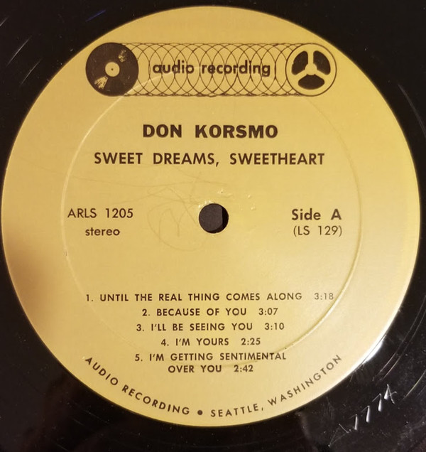 ladda ner album Don Korsmo - Sweet Dreams Sweetheart