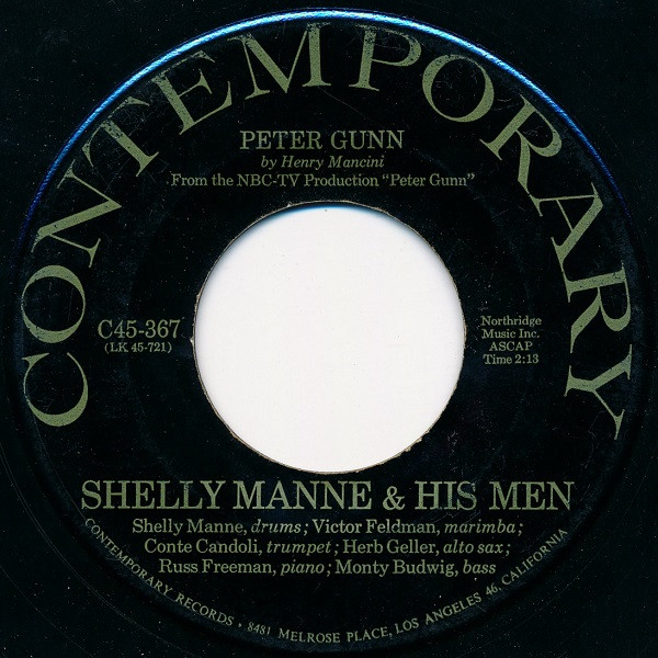 Shelly Manne & His Men – Peter Gunn (1959, Vinyl) - Discogs