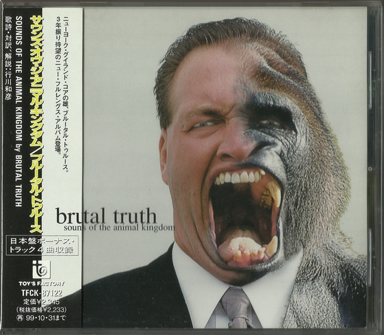 Brutal Truth – Sounds Of The Animal Kingdom (1997, CD) - Discogs